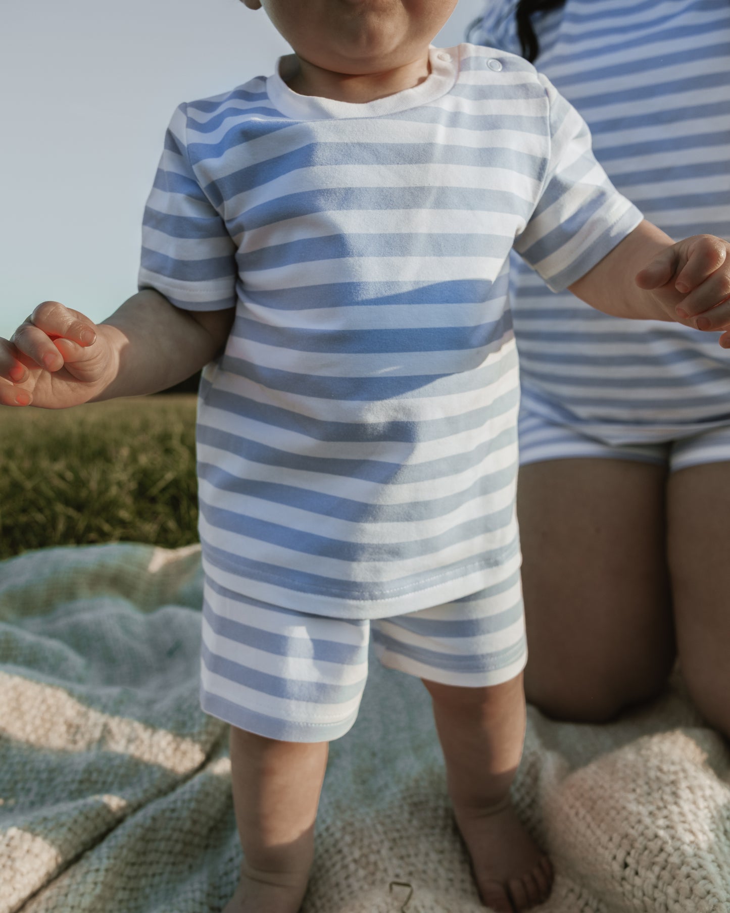 Airy Essentials Everyday Set- Blue Stripe (Mini)