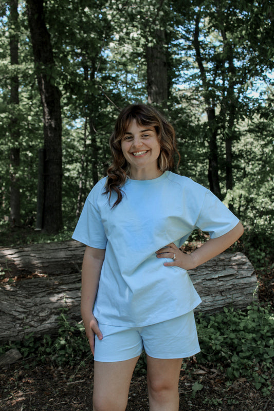 Airy Essentials Everyday T-shirt - Powder Blue (Mama)